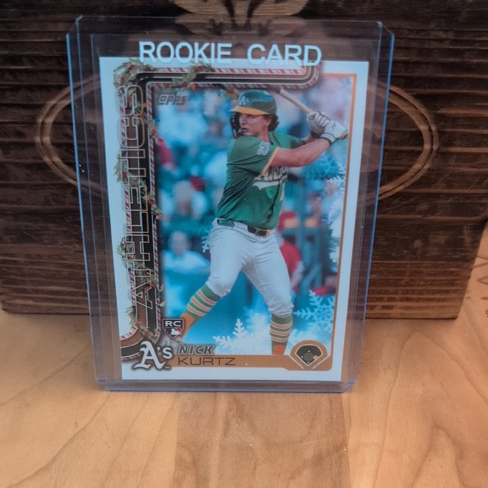 2025 Topps Holiday Nick Kurtz Rookie Card AL ROY Athletics 🔥🔥🔥